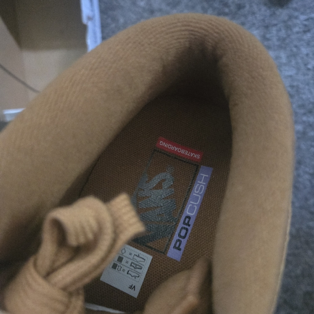 Vans Skate Half Cab Men Size 8 Brown Suede Shoes Popcush New 032026 - Picture 4 of 10